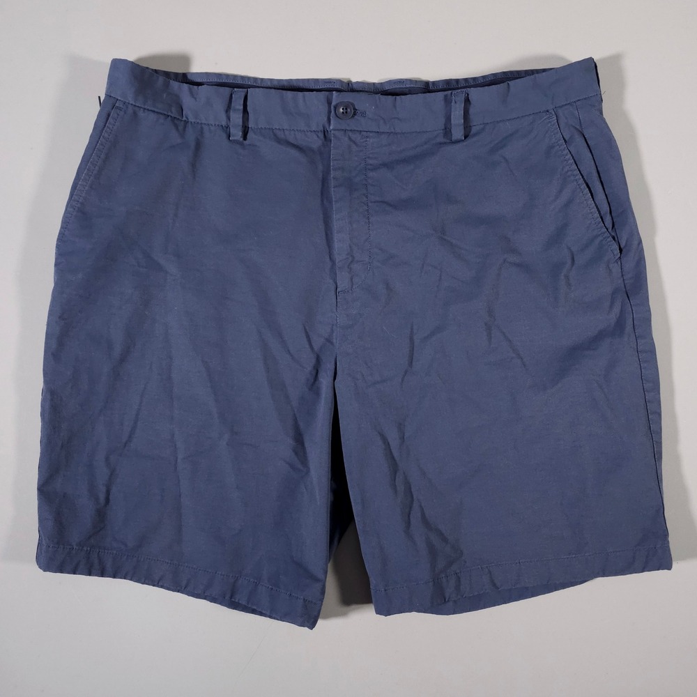Vineyard Vines OTG Shorts Men 40 Navy Blue‎ Performance Stretch Chino 9" Inseam